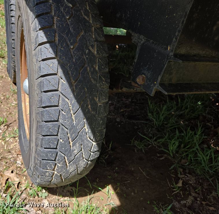 image for item EJ7506 1992 Shop built equipment trailer