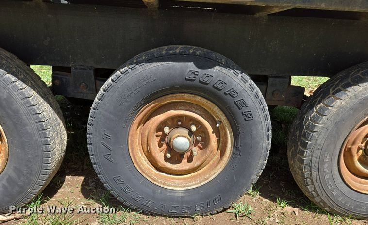 image for item EJ7506 1992 Shop built equipment trailer