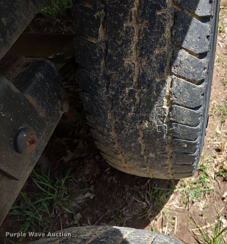 image for item EJ7506 1992 Shop built equipment trailer