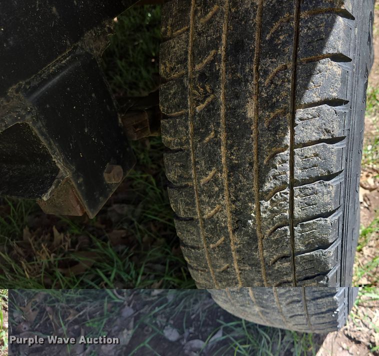 image for item EJ7506 1992 Shop built equipment trailer