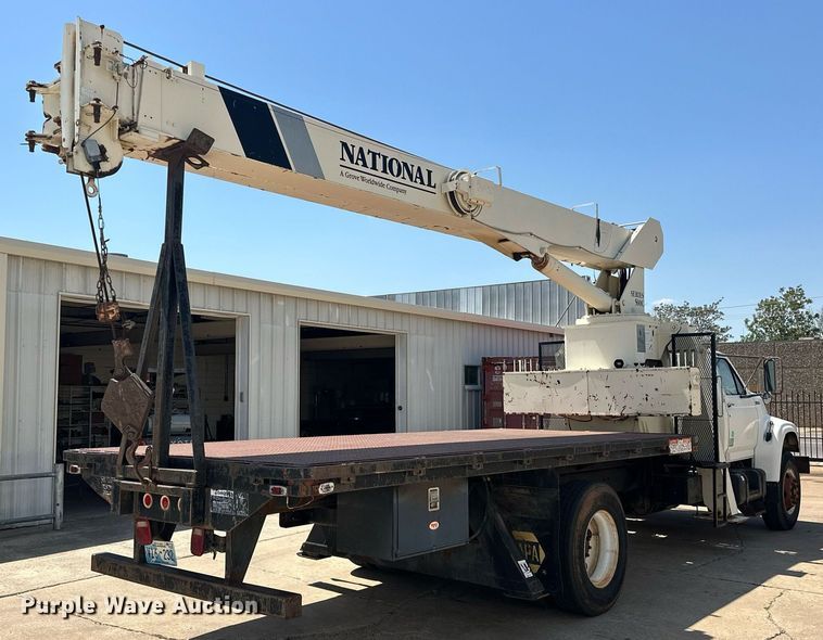 image for item EJ8657 1998 Ford F800 crane truck