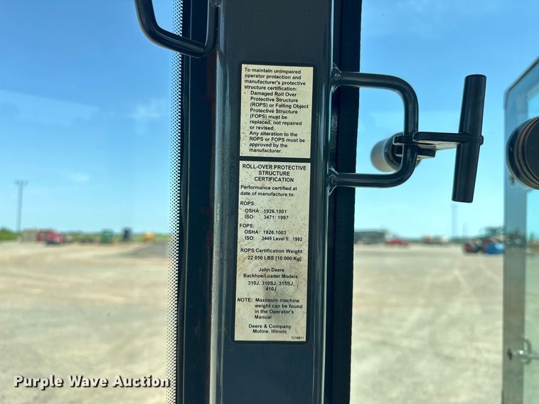 image for item EJ8680 2008 John Deere 310SJ backhoe