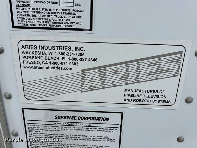 image for item EK2827 2008 Ford E450 Super Duty sewer inspection truck