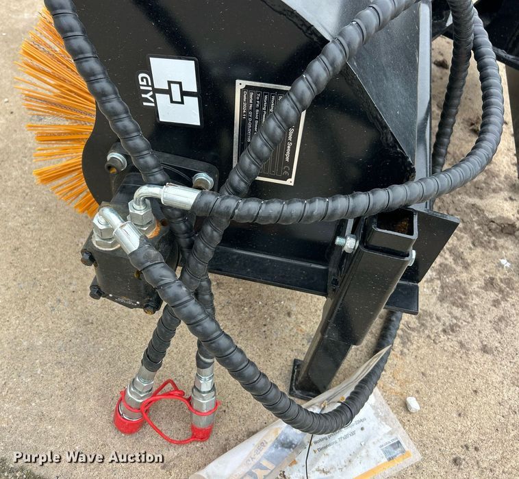 image for item EK2899 2024 GIYI GY-SE61 skid steer sweeper