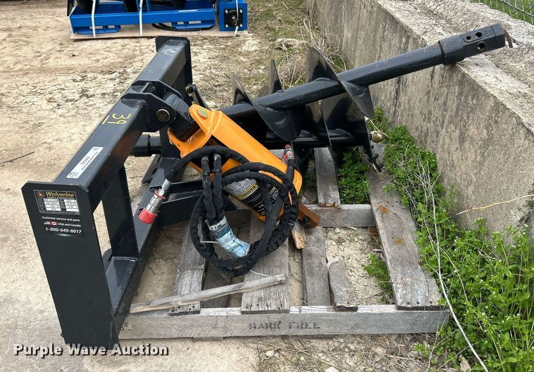 image for item EK2900 2024 Wolverine ADB-13-1218R skid steer auger