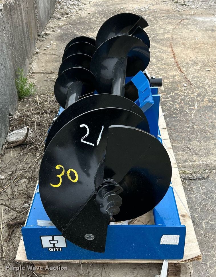 image for item EK2903 GIYI skid steer auger