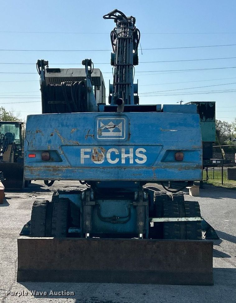 image for item EK2921 2006 Terex Fuchs MHL 320 wheeled excavator