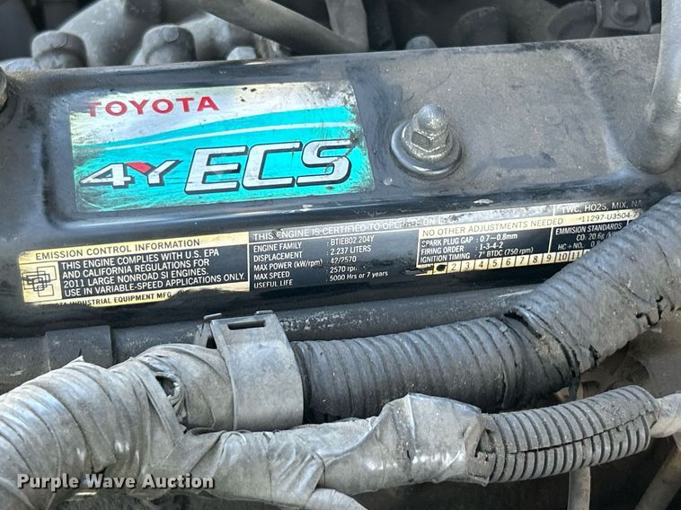 image for item EK2924 Toyota 8FGU30 forklift