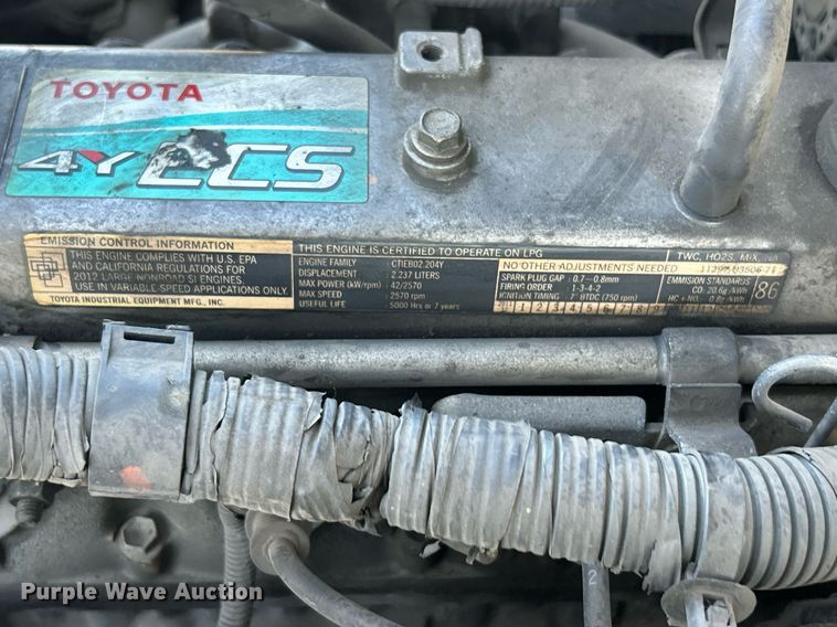 image for item EK2929 Toyota 8FGU30 forklift