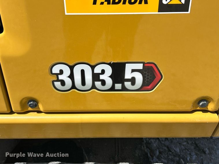 image for item EK2930 2020 Caterpillar 303.5 CR mini excavator