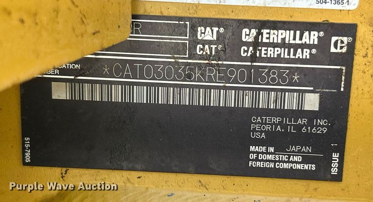 image for item EK2930 2020 Caterpillar 303.5 CR mini excavator