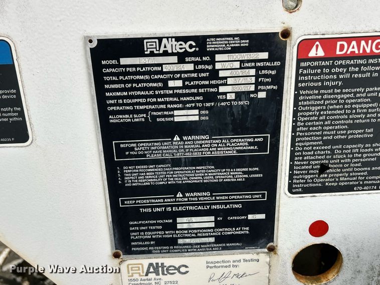 image for item EK2937 2009 Ford F550 Super Duty XL bucket truck