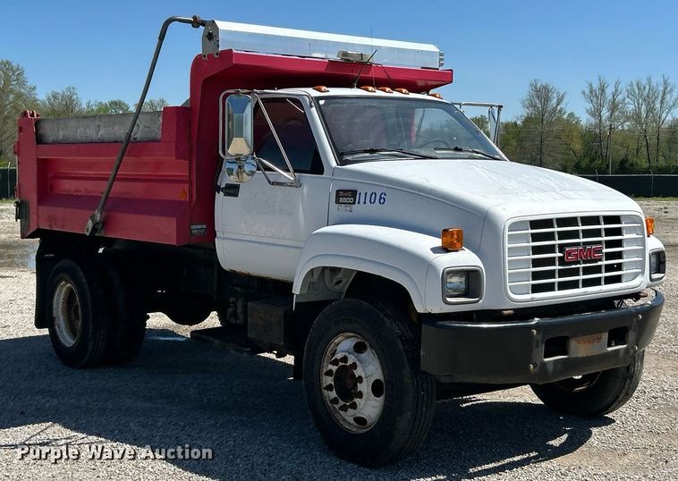 image for item EK2954 1999 GMC C6500 dump truck