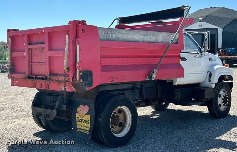image for item EK2954 1999 GMC C6500 dump truck