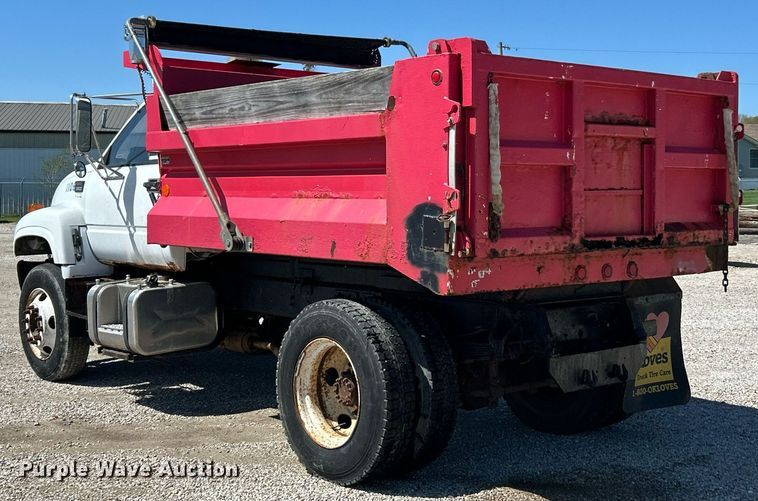 image for item EK2954 1999 GMC C6500 dump truck