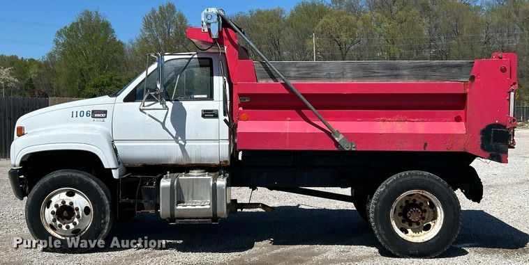 image for item EK2954 1999 GMC C6500 dump truck