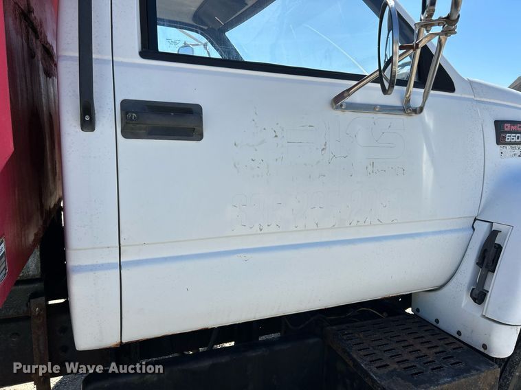 image for item EK2954 1999 GMC C6500 dump truck