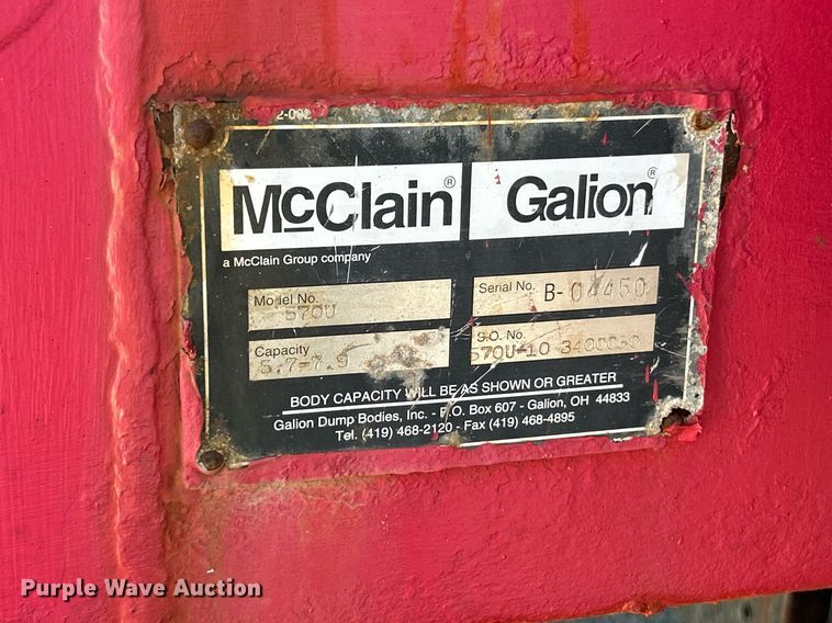 image for item EK2954 1999 GMC C6500 dump truck