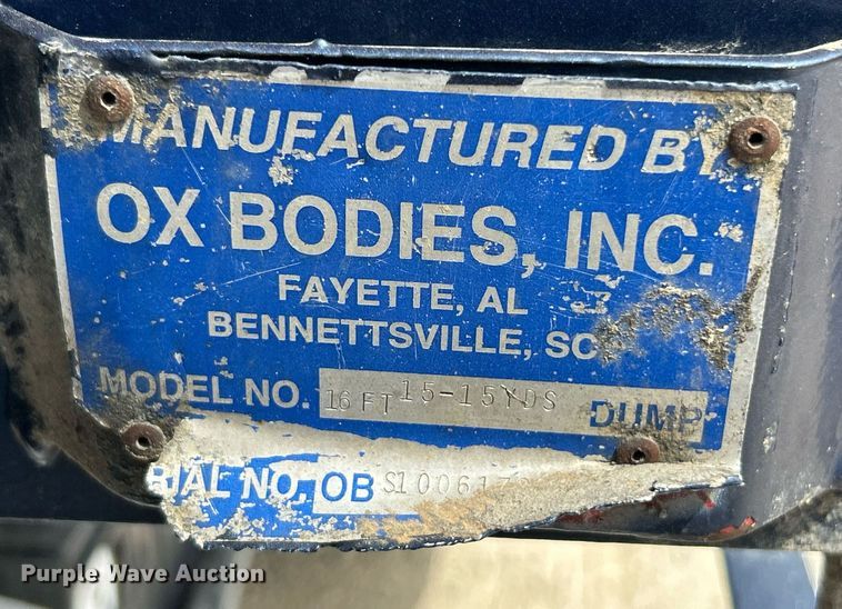 image for item EK2969 2007 Sterling  L8500 dump truck