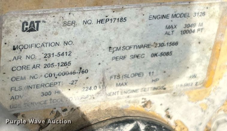 image for item EK2970 2003 Sterling L7500 dump truck