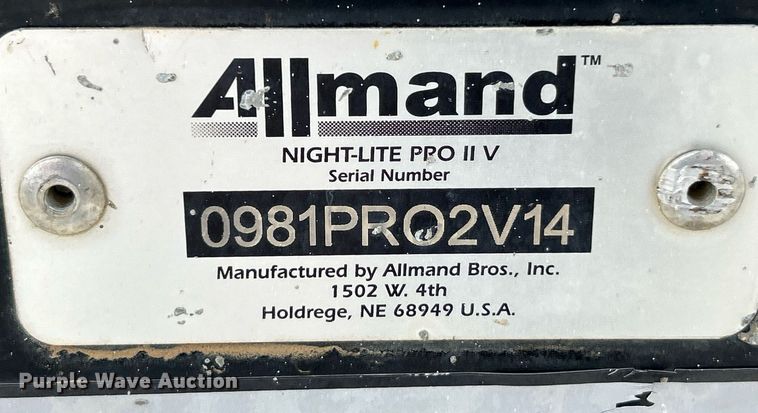 image for item EK2981 Allmand Night-Lite Pro II V-Series light plant