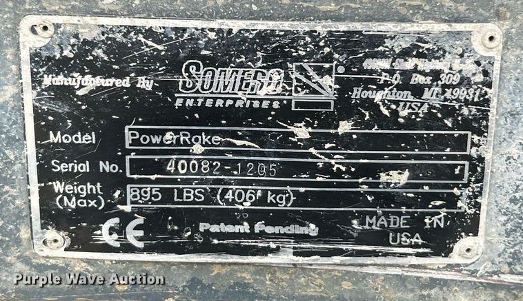image for item EK2984 2005 Somero Power Rake laser screed