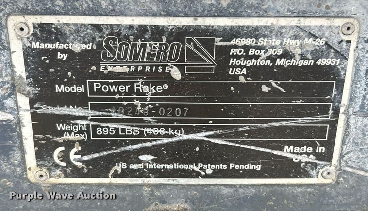 image for item EK2985 2007 Somero Power Rake laser screed