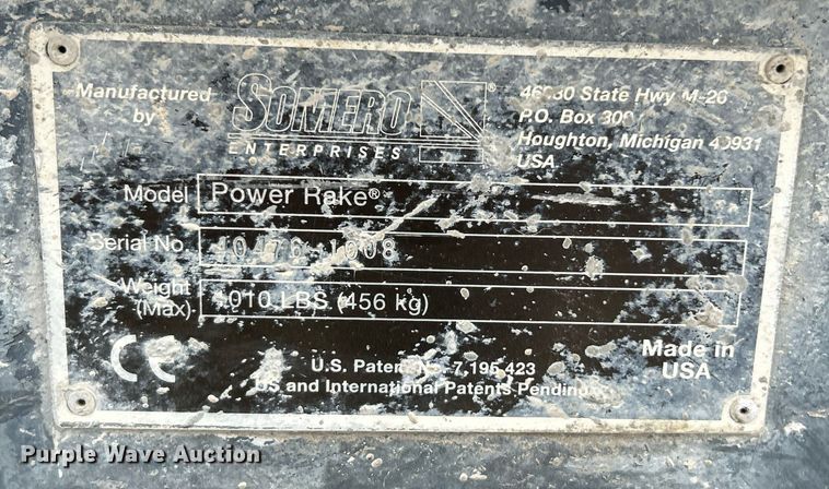 image for item EK2986 2010 Somero Power Rake 2.0 laser screed