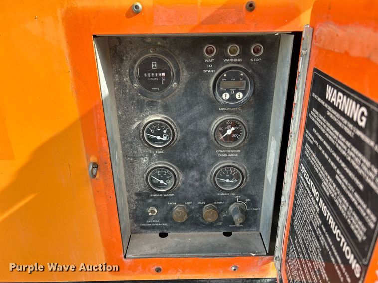 image for item EK2987 Sullivan DF375PDJD air compressor