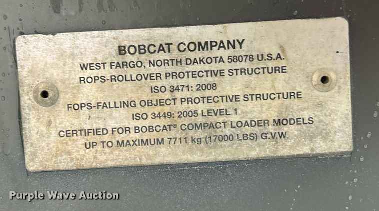 image for item EK2997 2018 Bobcat T770 tracked skid steer loader