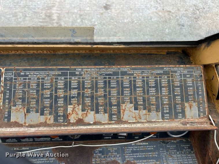 image for item EK8035 Hyster K-360 crane