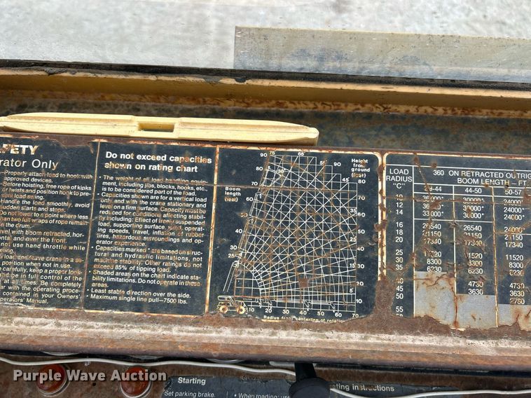 image for item EK8035 Hyster K-360 crane