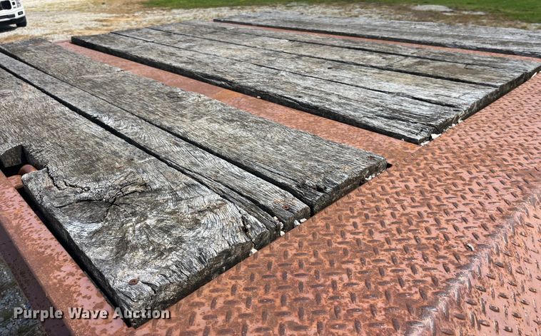 image for item EK8954 1991 Trail King drop deck equipment trailer