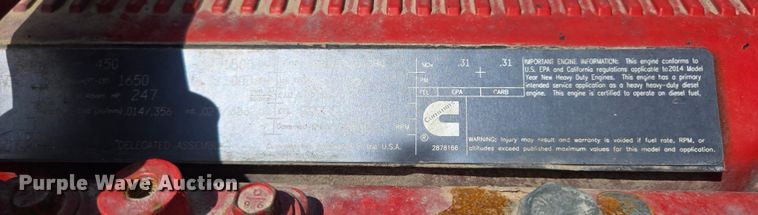 image for item EL2016 2012 Peterbilt 386 semi truck