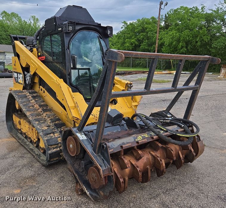 image for item EL2020 2019 Caterpillar 299D2XHP forestry tracked skid steer loader