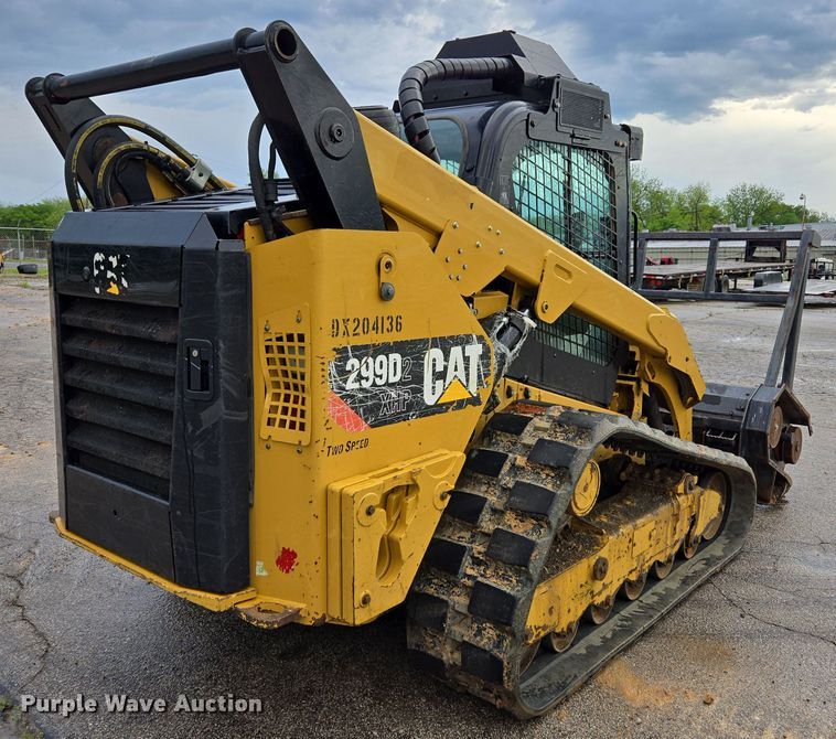 image for item EL2020 2019 Caterpillar 299D2XHP forestry tracked skid steer loader