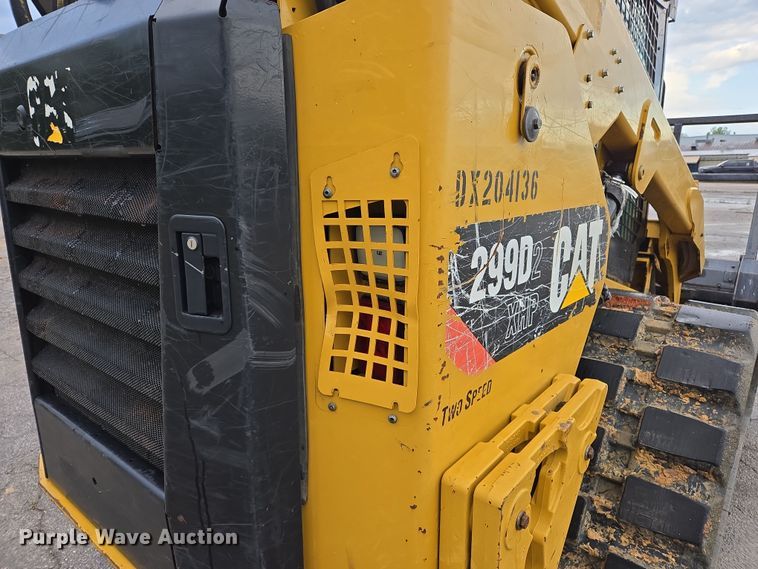 image for item EL2020 2019 Caterpillar 299D2XHP forestry tracked skid steer loader