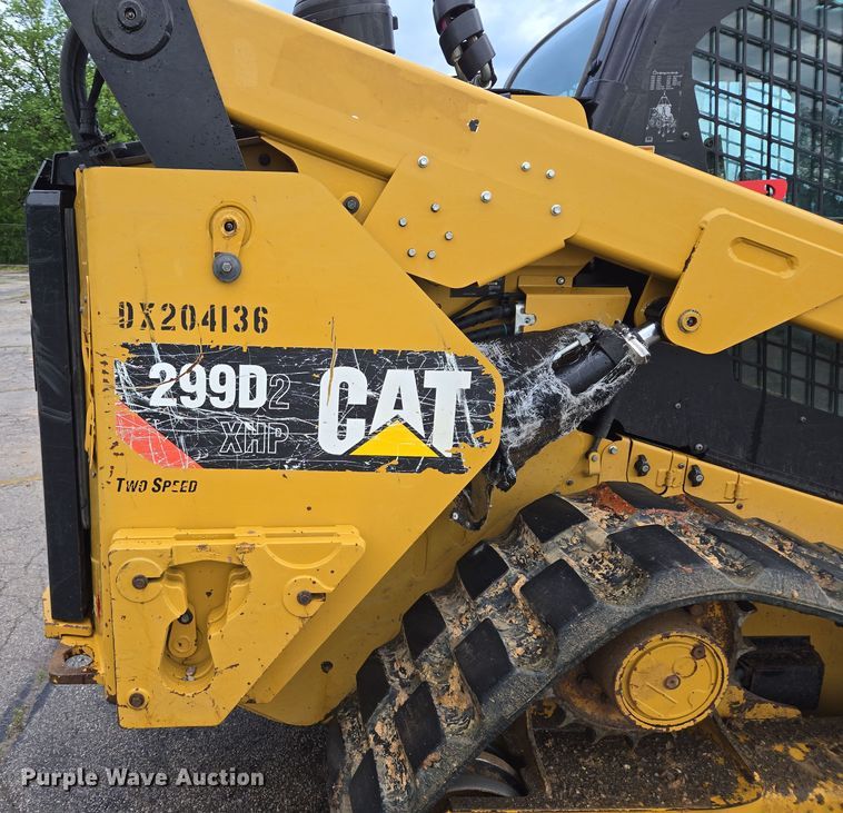 image for item EL2020 2019 Caterpillar 299D2XHP forestry tracked skid steer loader