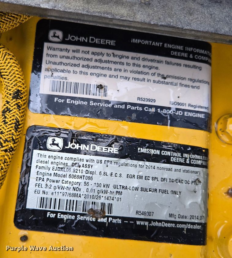 image for item EL2024 2014 John Deere 210G LC excavator