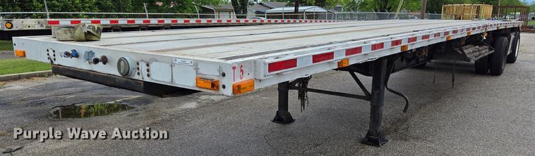 image for item EL2030 1994 Transcraft Eagle W2 flatbed trailer