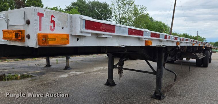 image for item EL2030 1994 Transcraft Eagle W2 flatbed trailer