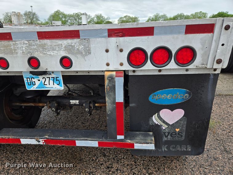 image for item EL2030 1994 Transcraft Eagle W2 flatbed trailer