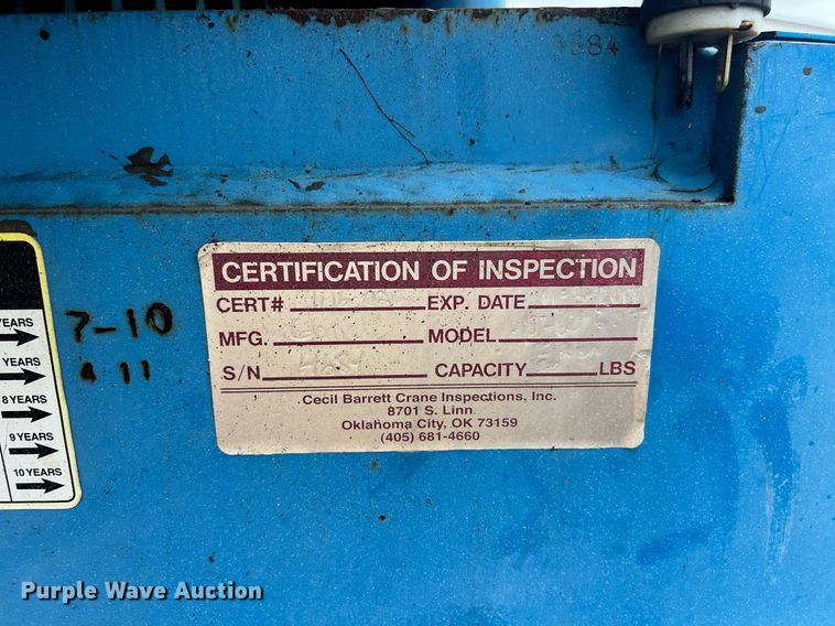 image for item EL2048 1999 Genie S60 boom lift