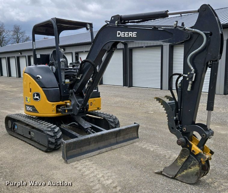 image for item EM6020 2021 John Deere 35G mini excavator