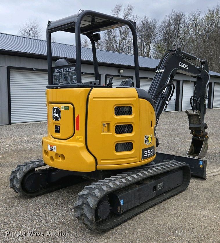 image for item EM6020 2021 John Deere 35G mini excavator