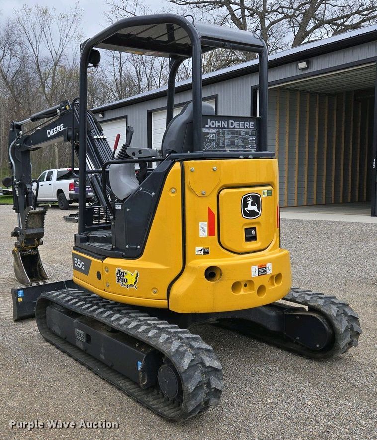 image for item EM6020 2021 John Deere 35G mini excavator