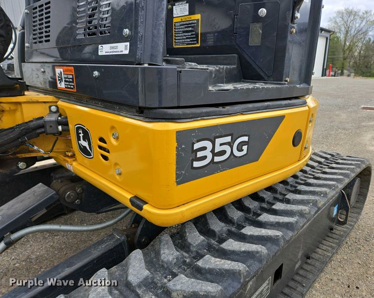image for item EM6020 2021 John Deere 35G mini excavator