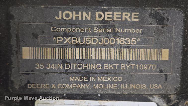 image for item EM6020 2021 John Deere 35G mini excavator