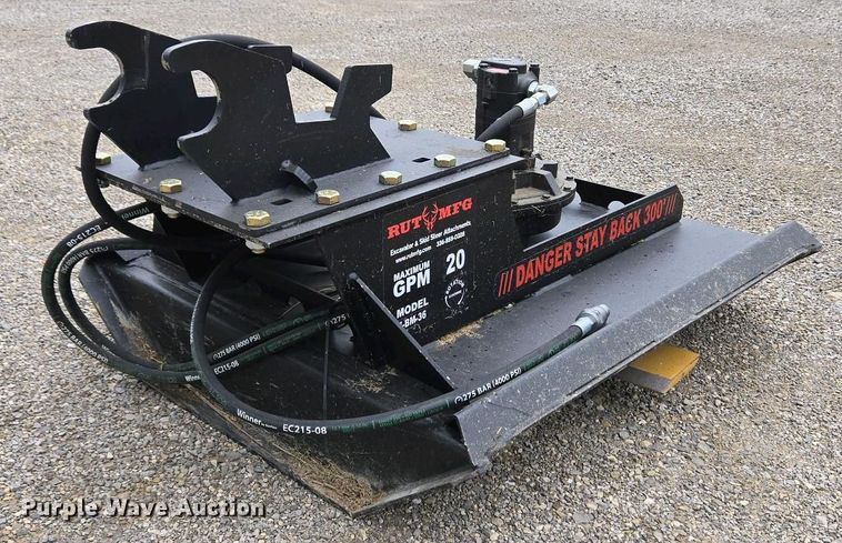 image for item EM6021 RUT MFG E-BM-36 excavator brush mower