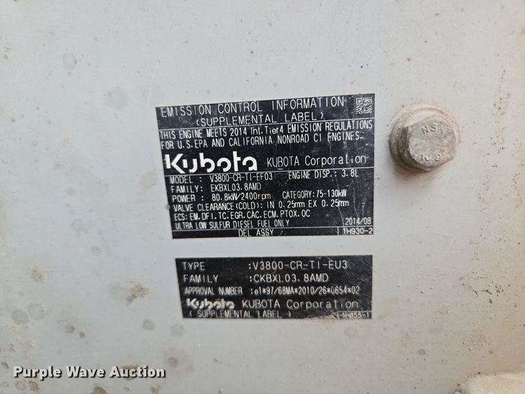 image for item EM7077 2014 Takeuchi TL12 tracked skid steer loader